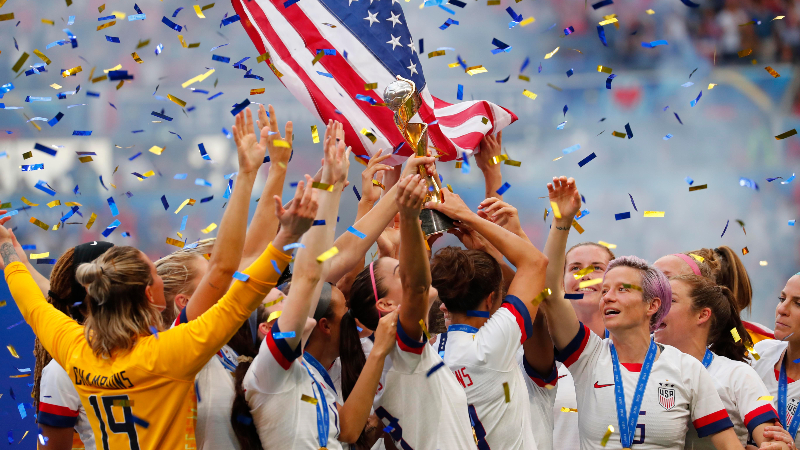 US Women's Soccer Team Revels in World Cup Victory