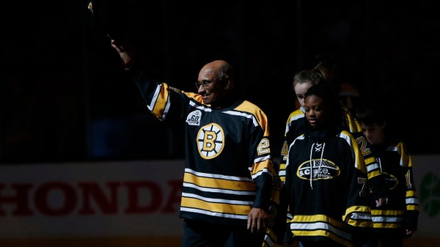Former Boston Bruins player Willie O'Ree