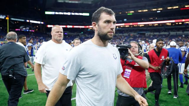 Colts quarterback Andrew Luck