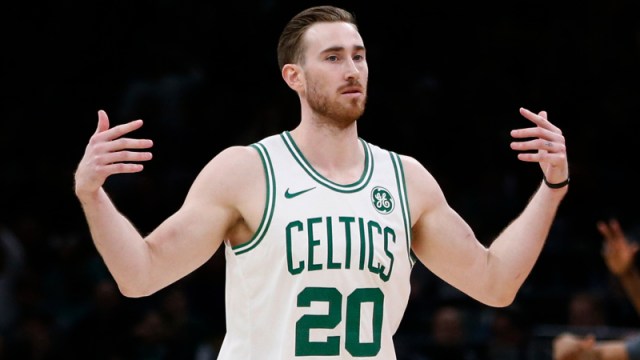 Boston Celtics guard Gordon Hayward