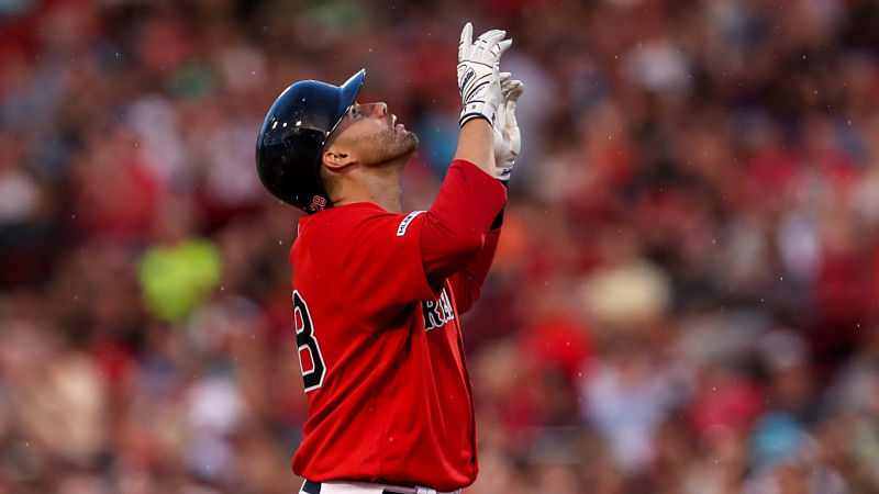 Watch J.D. Martinez Give Red Sox First Inning Lead With Three-Run
Blast