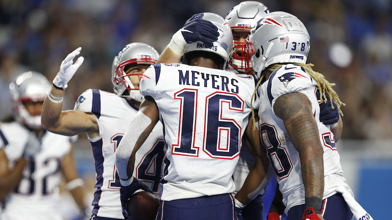 NFL Roundup: Meyers impressive as Patriots rout Lions in pre-season