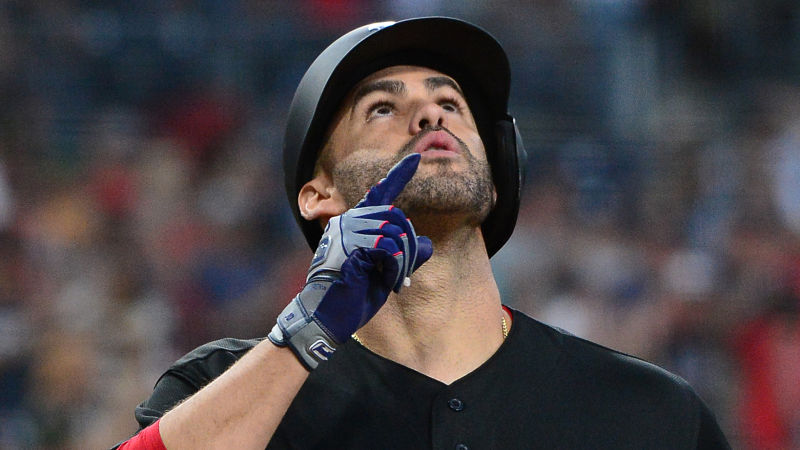 Watch Red Sox's J.D. Martinez Launch 31st Homer To Third 