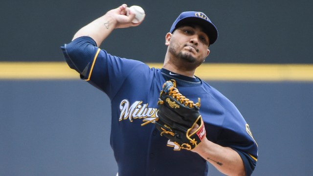 Former Brewers pitcher Jhoulys Chacin