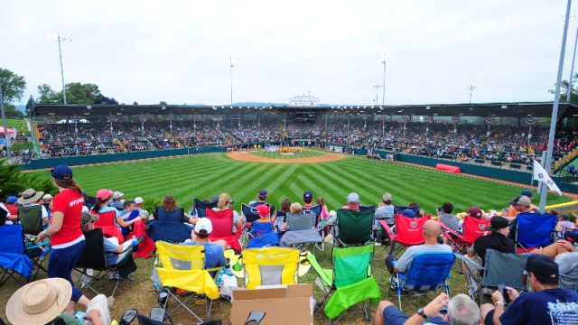 A general view of the stadium during the Little League World Series