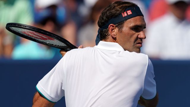 Tennis player Roger Federer