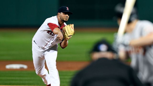 Boston Red Sox pitcher Jhoulys Chacin