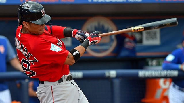 Boston Red Sox outfielder Gorkys Hernández