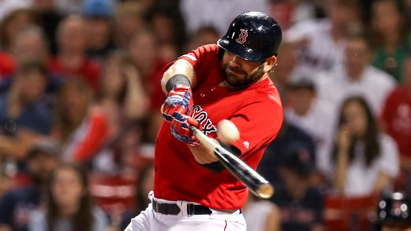 Watch Mitch Moreland Celebrate Birthday With Laser Beam Home Run Vs ...