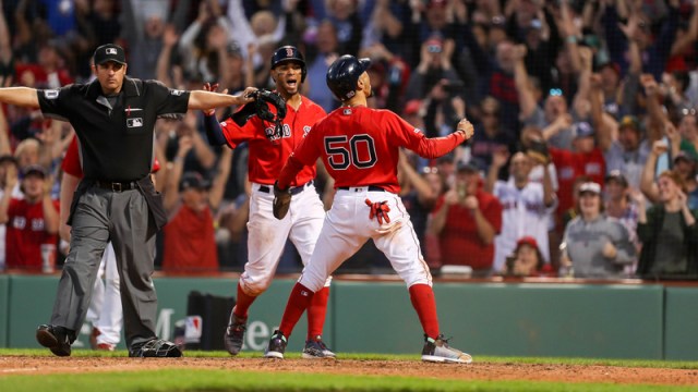 Boston Red Sox's Mookie Betts And Xander Bogaerts