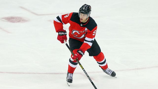 New Jersey Devils left wing Taylor Hall