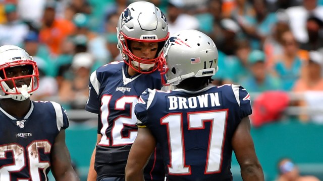 Tampa Bay Buccaneers Quarterback Tom Brady And Free Agent Wide Receiver Antonio Brown