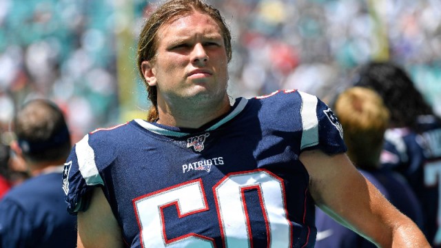 New England Patriots defensive end Chase Winovich (50)
