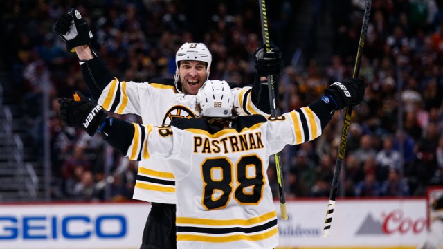Boston Bruins' David Pastrnak