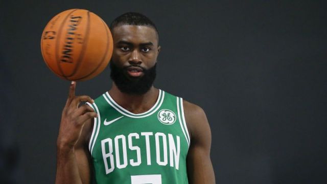 Boston Celtics forward Jaylen Brown