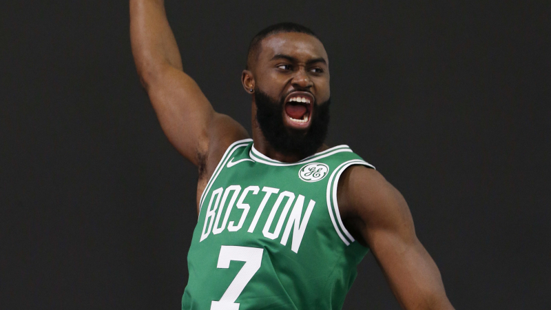 Jaylen Brown Celebrates Celtics Contract Extension With 