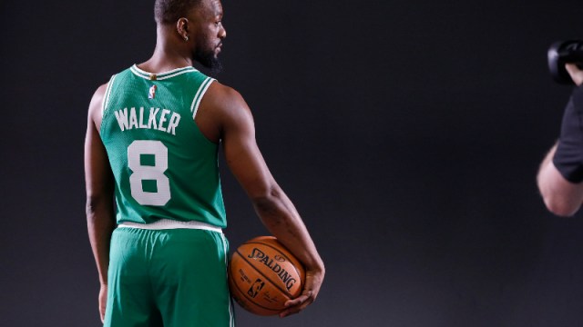 Boston Celtics point guard Kemba Walker (8)