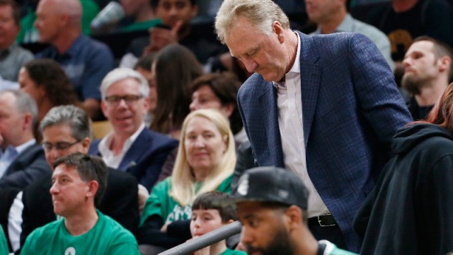 Boston Celtics legend Larry Bird