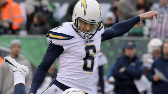 Los Angeles Chargers kicker Nick Rose
