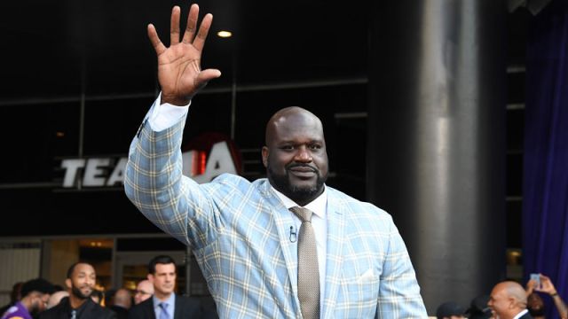 Former Los Angeles Lakers center Shaquille O'Neal