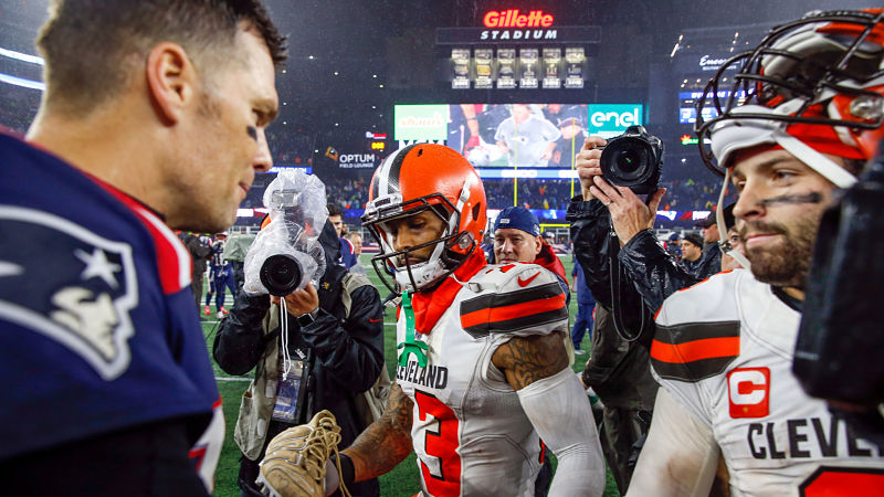 Tom Brady, Odell Beckham Jr. exchange jerseys after Patriots