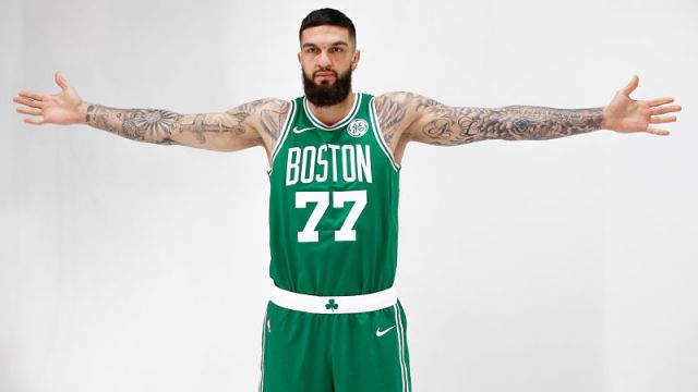 Boston Celtics center Vincent Poirier