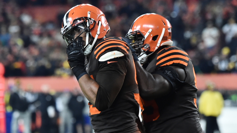 Here's Myles Garrett's Explanation For Smashing Mason Rudolph With Helmet 