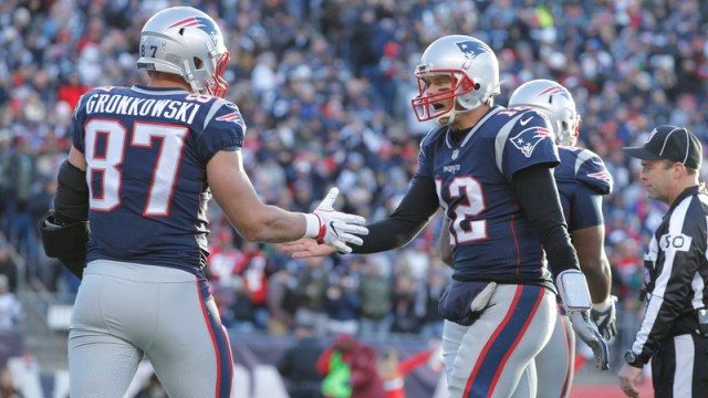 Former New England Patriots Tight End Rob Gronkowski And Quarterback Tom Brady