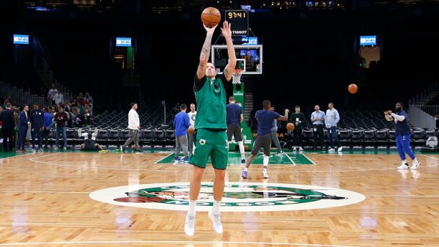 Boston Celtics forward Daniel Theis