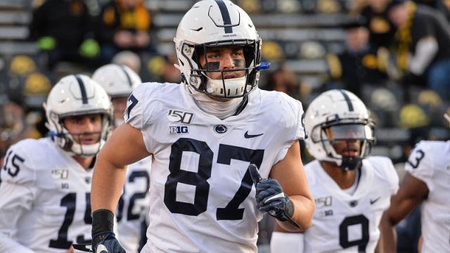 Penn State Nittany Lions tight end Pat Freiermuth