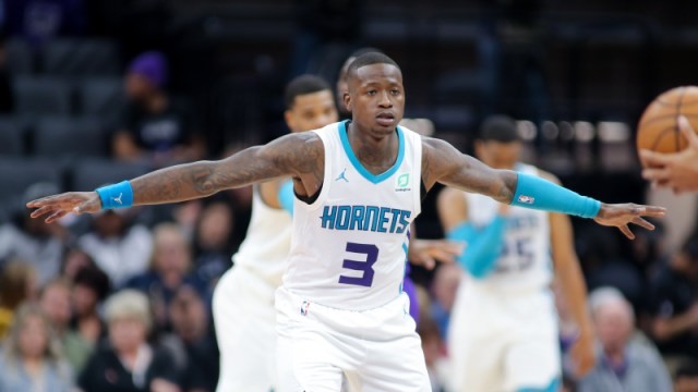 Charlotte Hornets point guard Terry Rozier