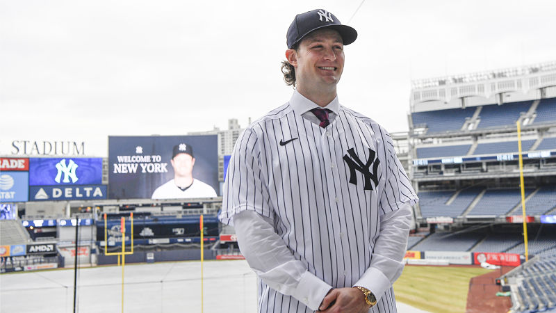 Bronx, United States. 18th Dec, 2019. Gerrit Cole looks on clean