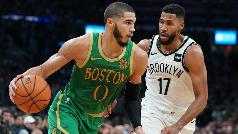 Watch Jayson Tatum Play Basketball With Young Son Before Celtics-Knicks ...