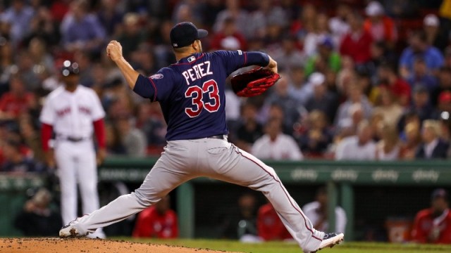 Boston Red Sox starting pitcher Martin Perez (33)