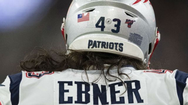 New England Patriots safety Nate Ebner