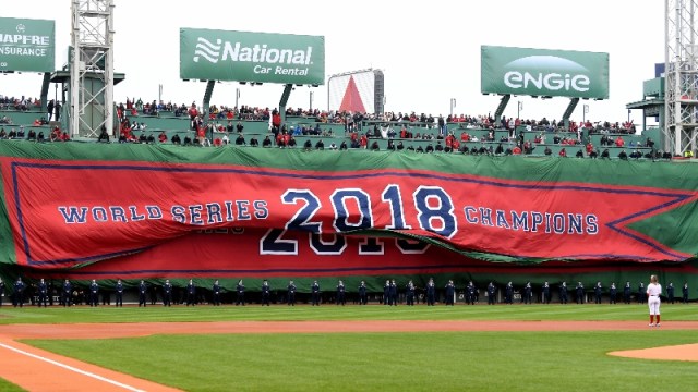 Boston Red Sox 2018 World Series banner