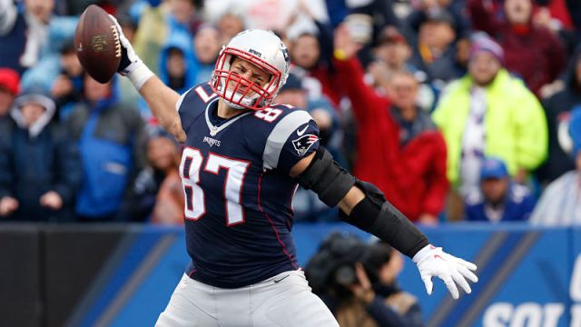 Former New England Patriots tight end Rob Gronkowski