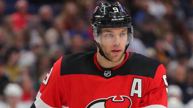 New Jersey Devils left wing Taylor Hall