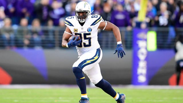 Former Los Angeles Chargers tight end Antonio Gates