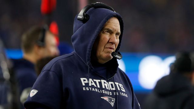 New England Patriots head coach Bill Belichick