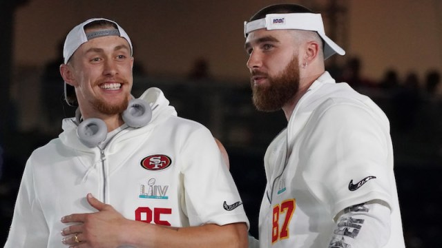 tight ends George Kittle, Travis Kelce