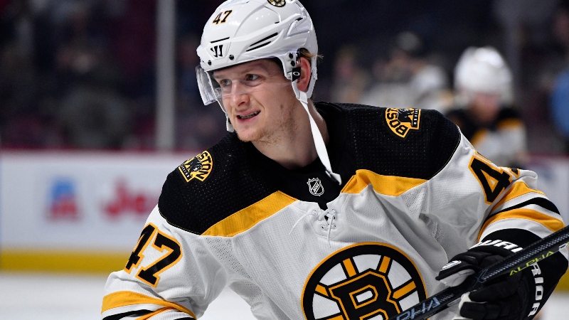 Blues Post First Picture Of Torey Krug On Twitter In New Uniform ...