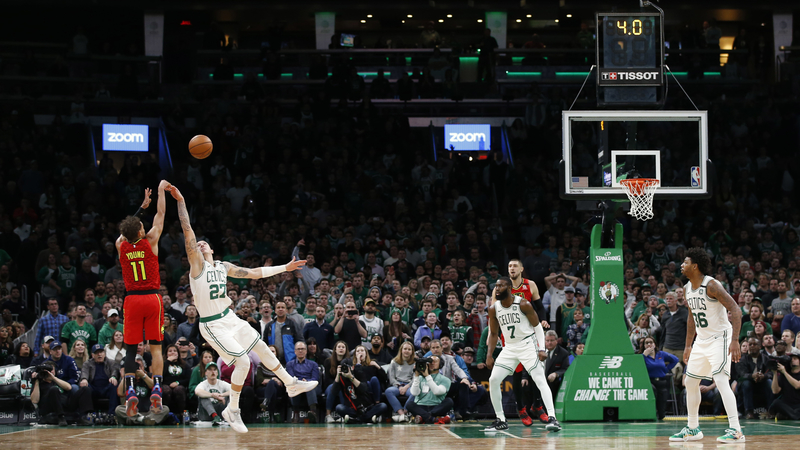 Celtics Notes: Daniel Theis Breaks Down Block On Trae Young At Buzzer ...