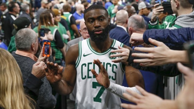 Boton Celtics guard Jaylen Brown