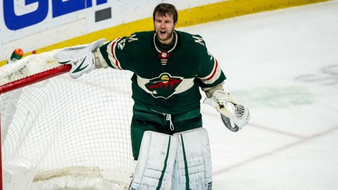 Minnesota Wild goaltender Alex Stalock