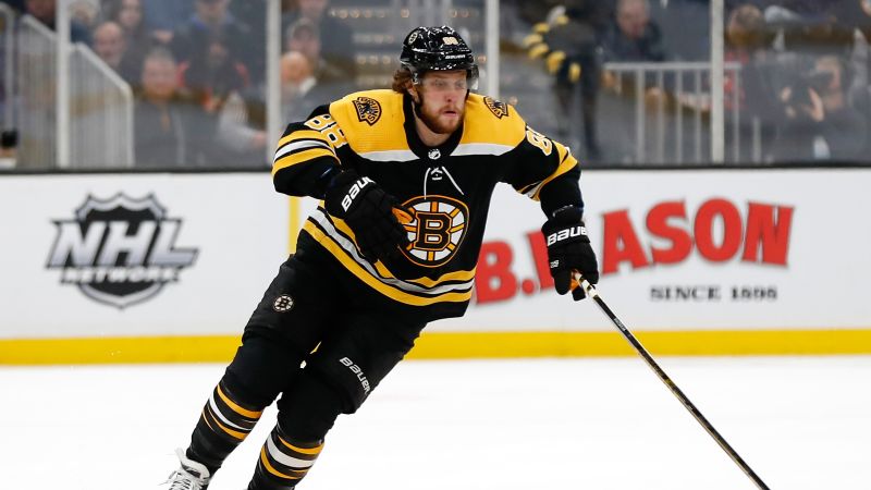 David Pastrnak Details How He's Spent NHL's Pause, When He'll Return To ...