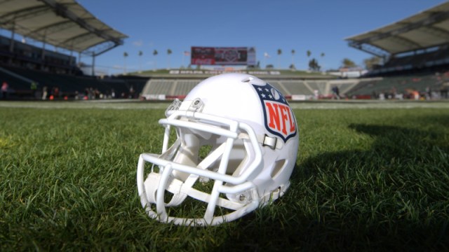 Helmet with NFL logo