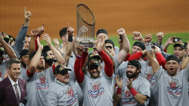 MLB's Nationals to unveil World Series rings in virtual ceremony