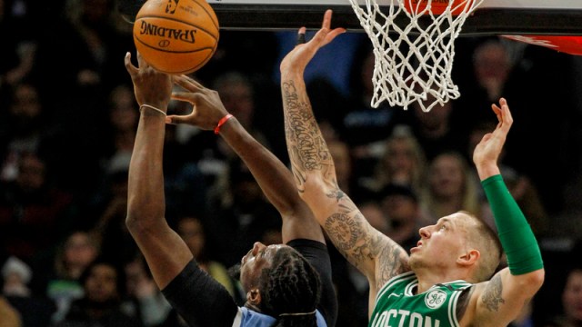 Boston Celtics center Daniel Theis