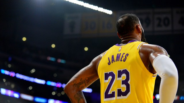Lakers forward LeBron James